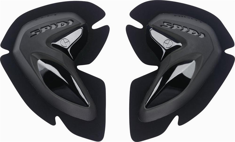 SPIDI BIPHASE KNEE SLIDERS - BLACK/RED