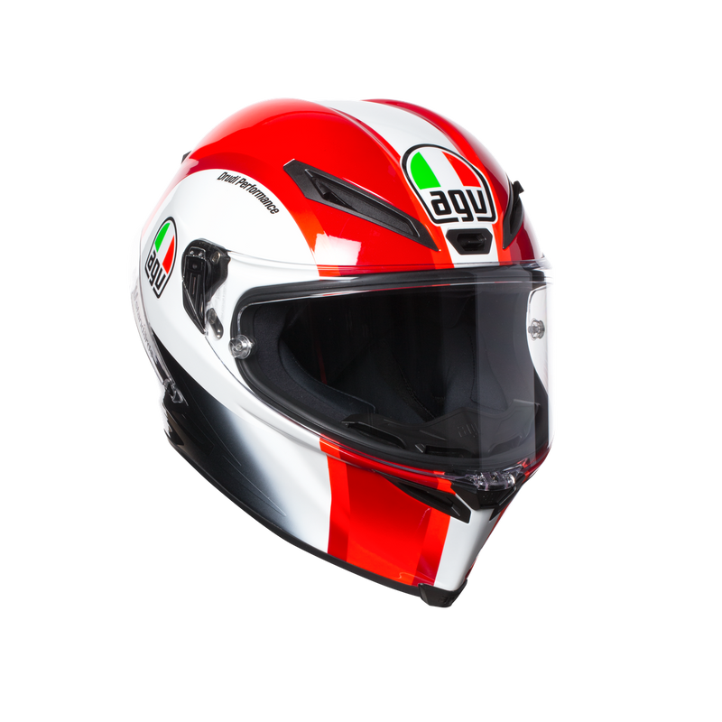 AGV Corsa R Sic58 62 XL Extra Large Red White Helmet