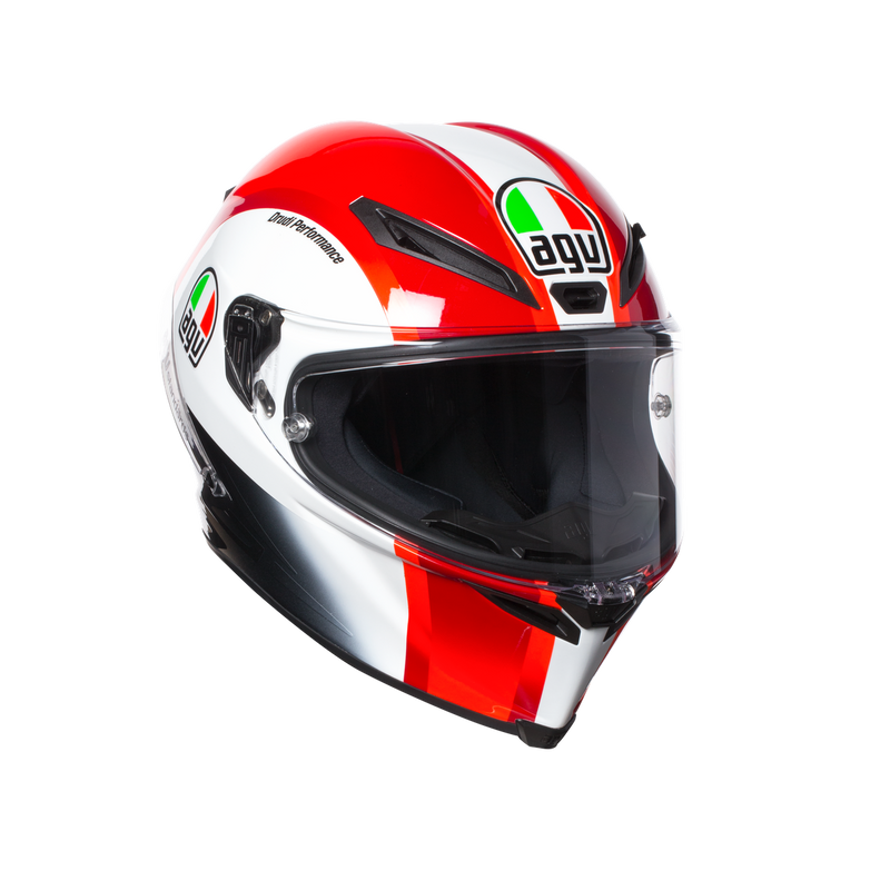 AGV Corsa R Sic58 58 ML Medium Large Red White Helmet THS Moto NZ