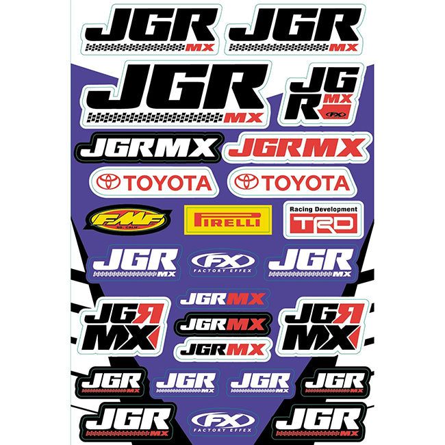 JGR Sticker Sheet - FX17-68600