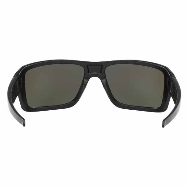 Oakley Double Edge sunglasses in Matte Black frame with Dark Grey lens - OA-OO9380-0166