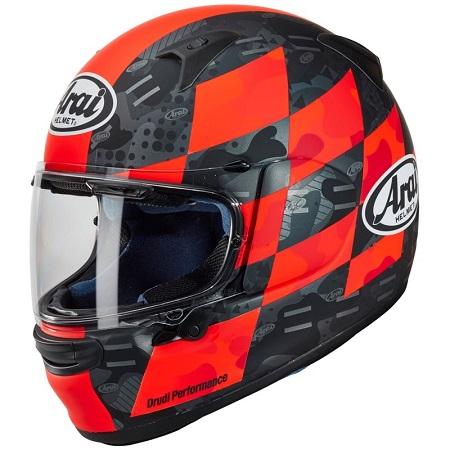 Arai Profile-V Full Face Helmet Patch Red Medium 57cm 58cm