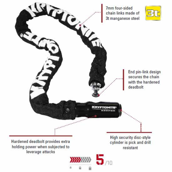 Kryptonite Keeper 785 Integrated Chain