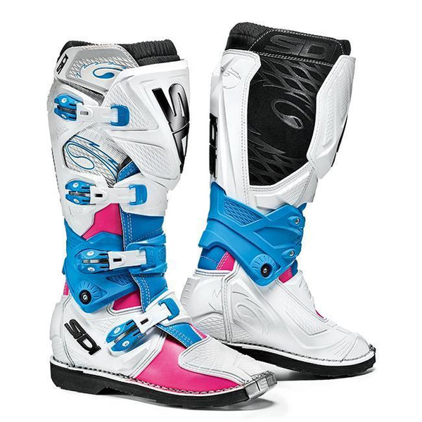 Sidi X-3 Lei Pink White Off-Road Boots Size EU 42