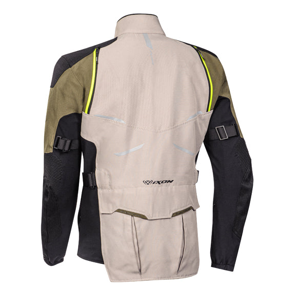 Ixon EDDAS Grey Khaki Black Road Jacket Size XL