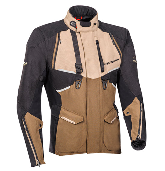 Ixon EDDAS Sand Brown Black Road Jacket Size Large