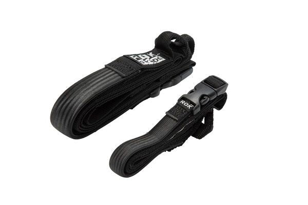 Sw Motech Rok Straps. 2 Adjustable Black 310-1060 Mm Size