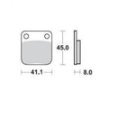 Moto Master Brake Pad Standard Sintered Yamaha Husqvarna