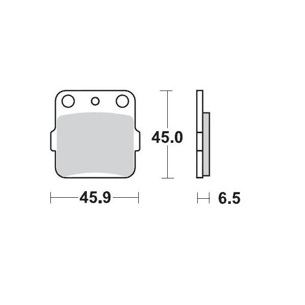 Moto Master Brake Pad Nitro Sintered Front Honda Rear Suzuki Yamaha Warrior Ktm Freeride