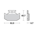 Moto Master Brake Pad Rear Pro Sintered For Kawasaki Suzuki Yamaha