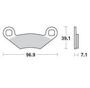 Moto Master Brake Pads Front Pro Sintered For Polaris