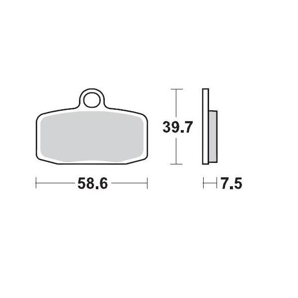 Moto Master Brake Pads Front Nitro Sport Husqvarnatc 85 14-21 Ktm 85SX 12-21 Freeride 250-350