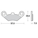 Moto Master Brake Pads Pro Sintered Front And Rear For Polaris