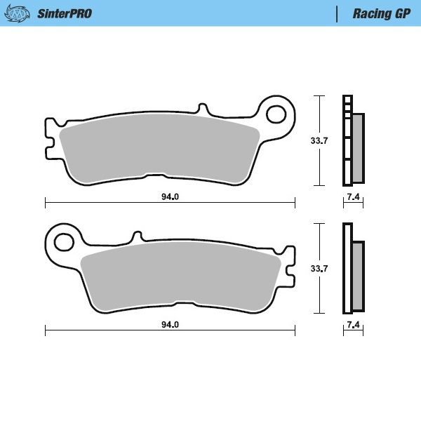 Moto Master Brake Pads Front Racing Gp Yamaha YZ450F 20-21