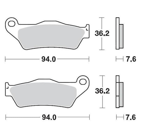 Moto Master Brake Pads Front Nitro Sport Gas Husaberg Husqvarna Ktm Sherco Yamaha