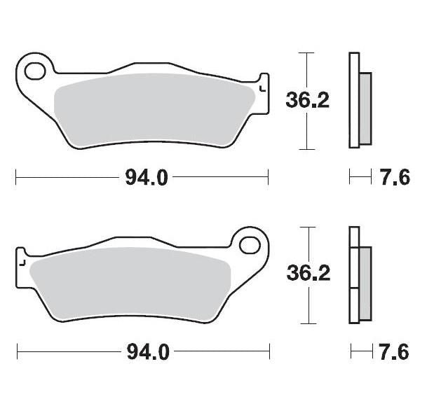 Moto Master Brake Pads Front Nitro Sport Gas Husaberg Husqvarna Ktm Sherco Yamaha