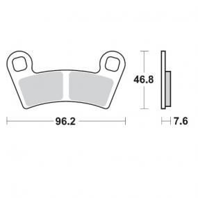 Moto Master Brake Pads Front Nitro Series Polaris Outlaw Rear Scrambler Sportsman