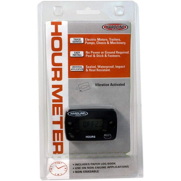 Hardline Vibration Hour Meter Activated For Generators Diesel Engines Trailers And More