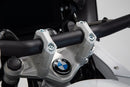 Sw Motech Handlebar Riser Raise 40MM Optimise The Sitting Position Aluminum Alloy Silver Bmw R1200GS