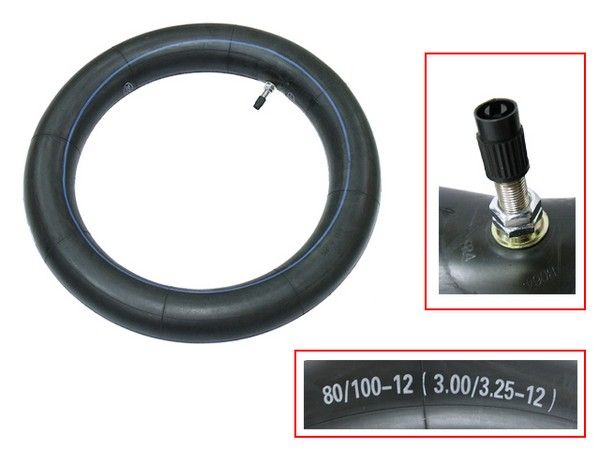 Psychic MX Tube Heavy Duty Tyre Tech 80 100-12 3.00-3.25-12 3MM Thickness