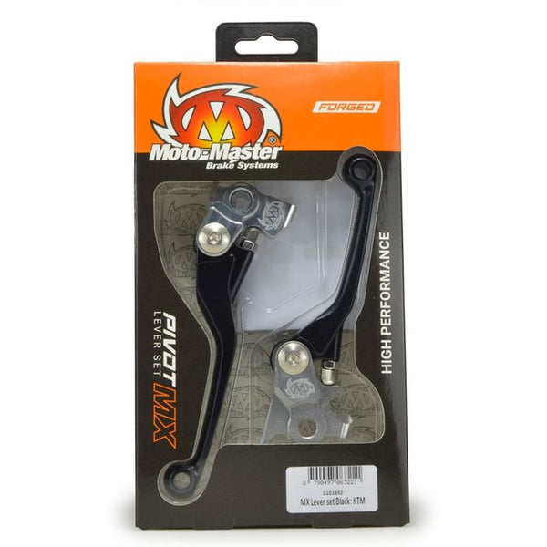 Moto Master MX Pivot Lever Set Black Honda