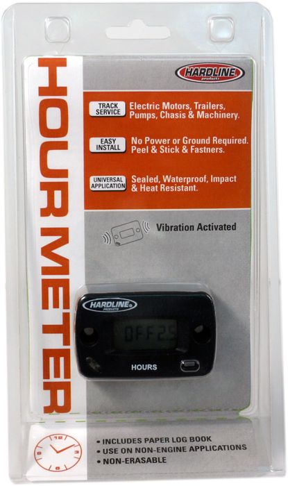 Hardline Vibration Hour Meter Activated For Generators Diesel Engines Trailers And More