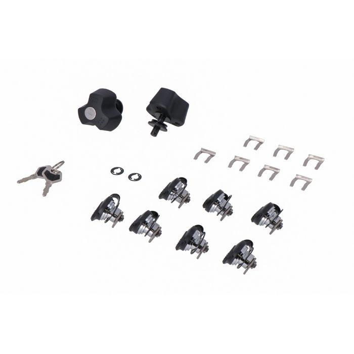 Sw Motech Anti-theft Protection For Pro Side Carrier. Quick-lock Function. 9 Matching Locks, 2 Keys.