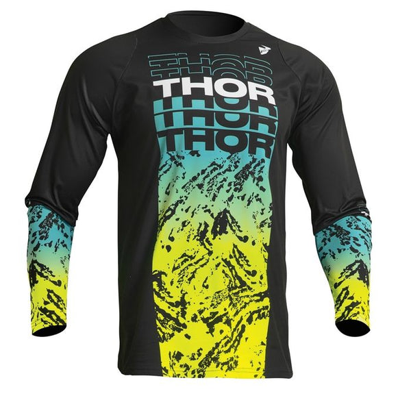 Thor MX Jersey S23 Sector Atlas Black teal Large