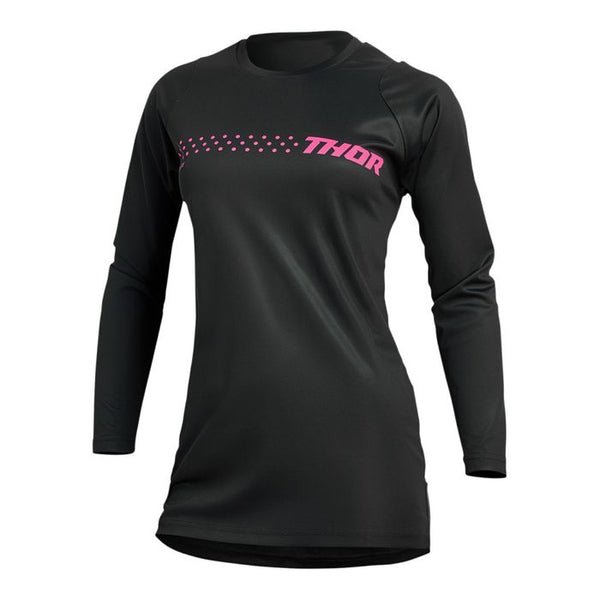 Thor MX Jersey S24 Sector Women Minimal Black pink Small
