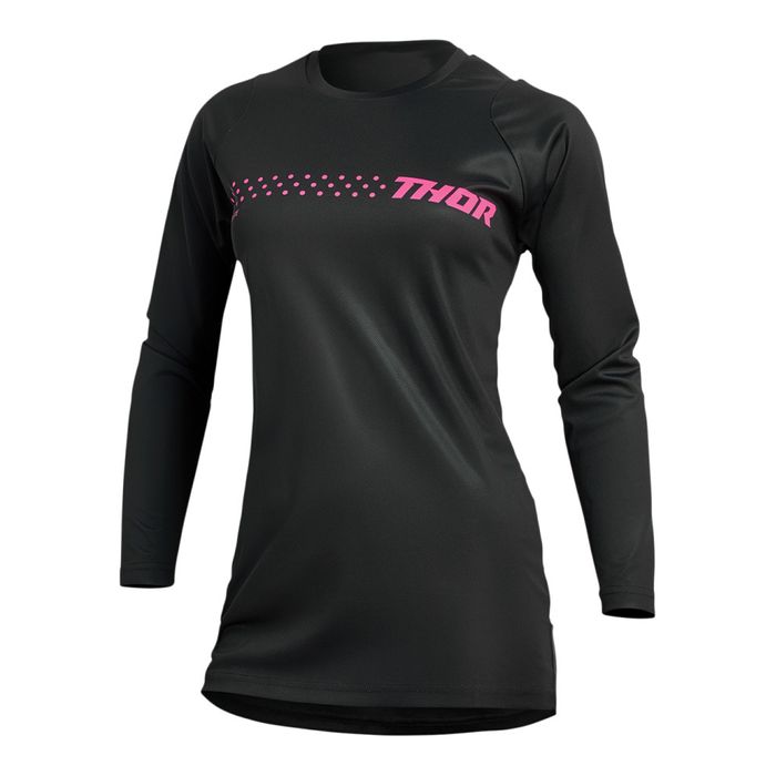 Thor MX Jersey S24 Sector Women Minimal Black pink Small