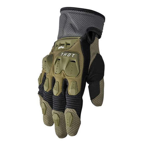 Thor MX Glove S23 Terrain Army Charcoal Large