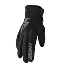 Thor MX S23 Sector Black Off Road Gloves Size Youth XS