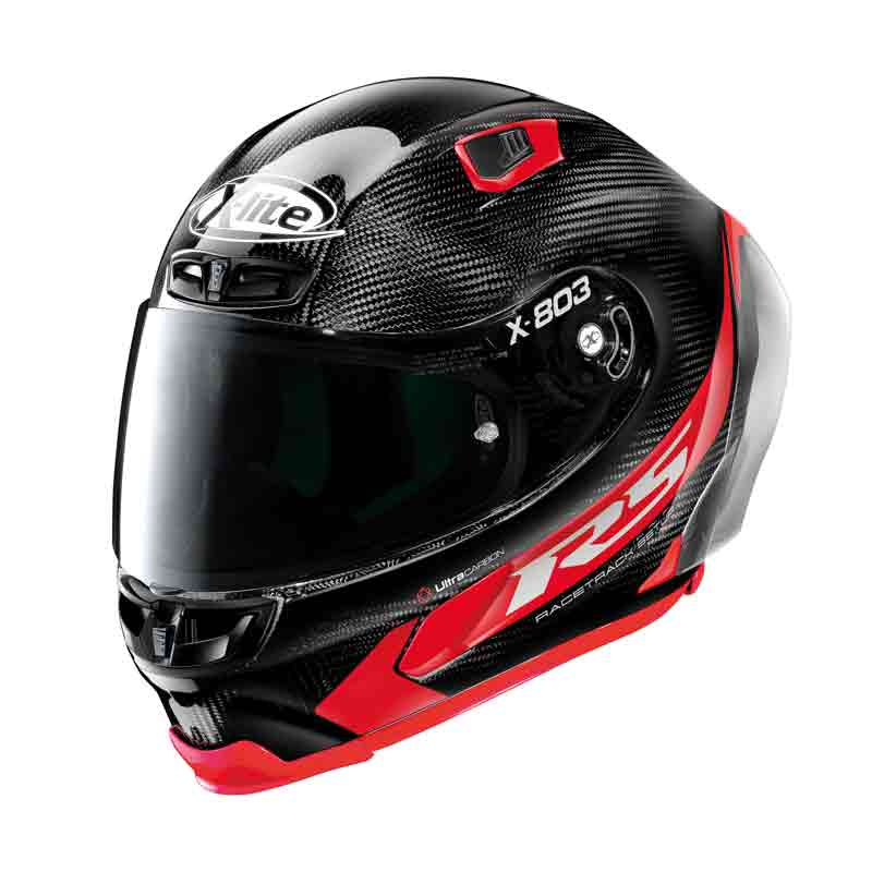 X-Lite X803 Rs Ultra Carbon Full Face Helmet Red Black Small 56cm