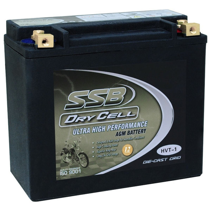 SSB Battery (HVT-1) AGM 12V 18Ah 450CCA Ultra High Performance Dry Cell