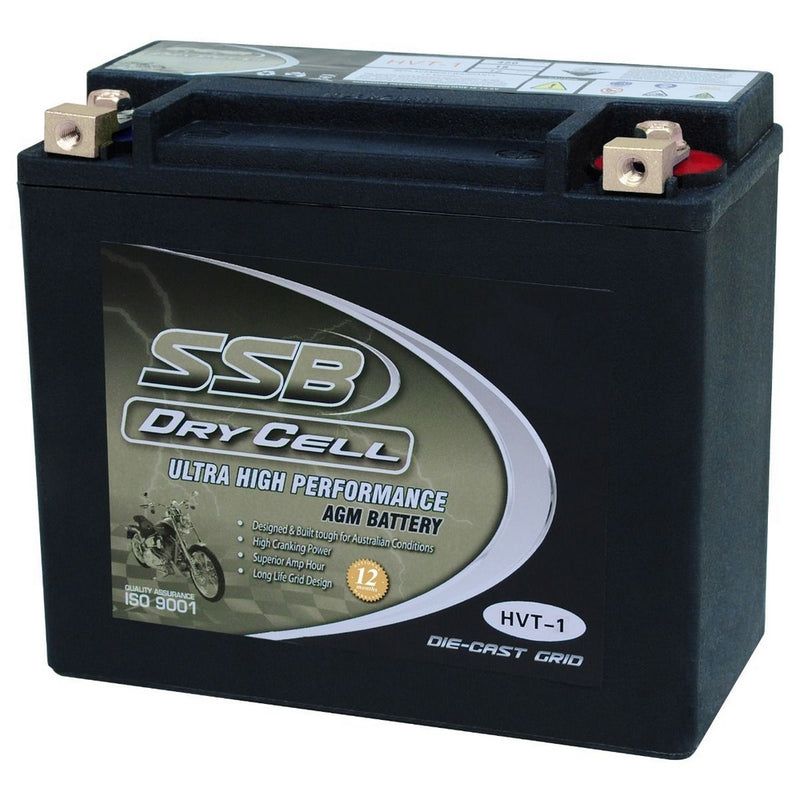 SSB Battery (HVT-1) AGM 12V 18Ah 450CCA Ultra High Performance Dry Cell