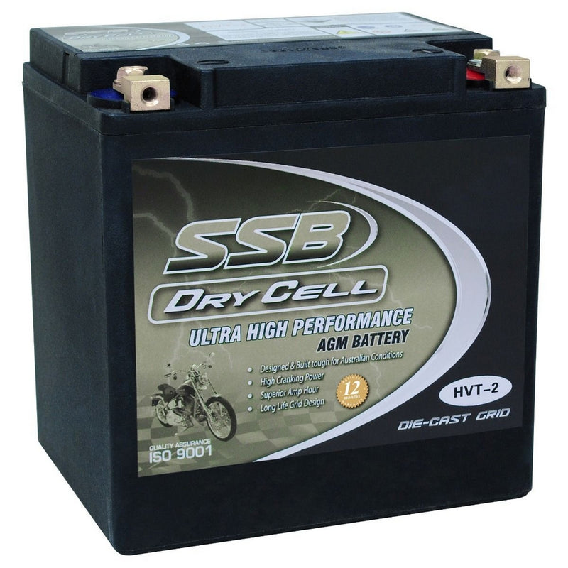 SSB Battery (HVT-2) AGM 12V 30Ah 515CCA Ultra High Performance Dry Cell