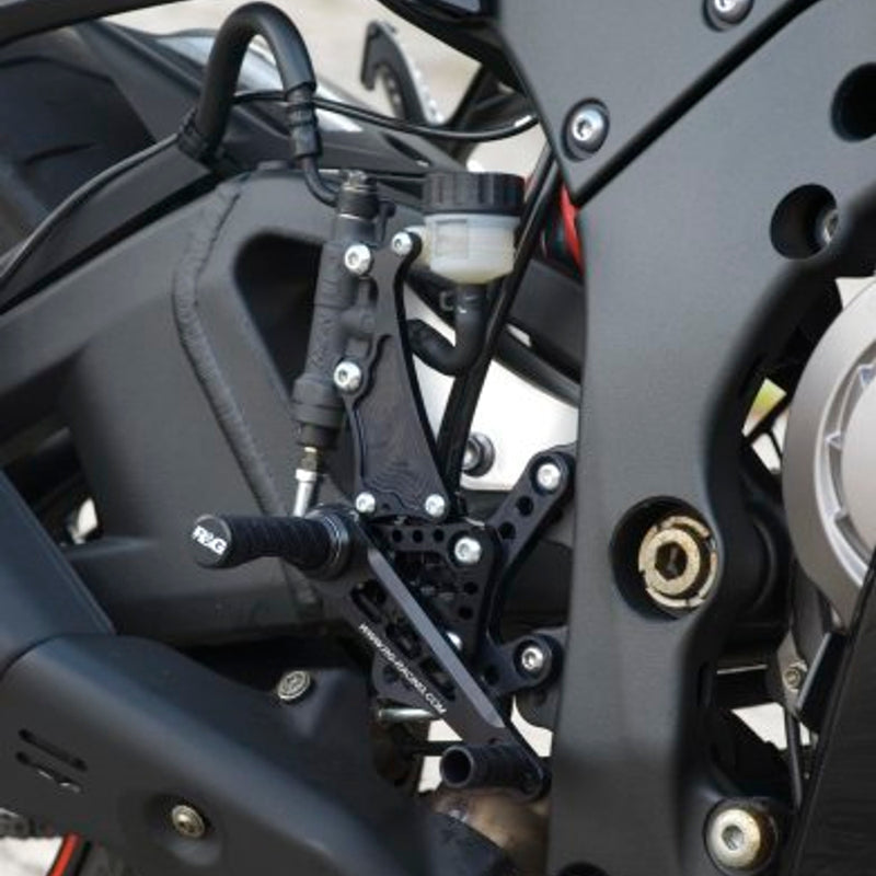 R&G Rearsets ZX10R '11- Black RHS Base Plate Only