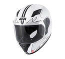 Givi J04 Junior White / Black Road Helmet Size Youth Medium 52cm