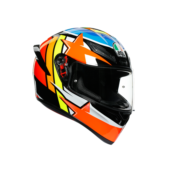 AGV K1 Rodrigo 62 XL Extra Large Orange Blue Helmet