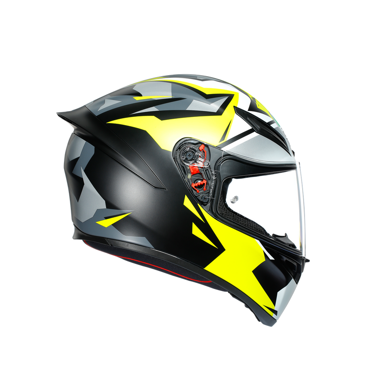 AGV K1 Mir 2018 57 MS Medium Small Yellow Black White Helmet