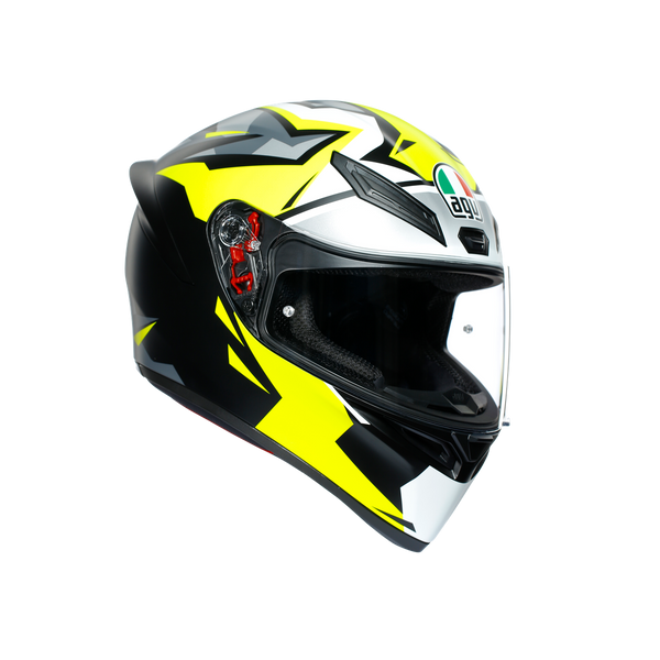 AGV K1 Mir 2018 54 XS Extra Small Yellow Black White Helmet