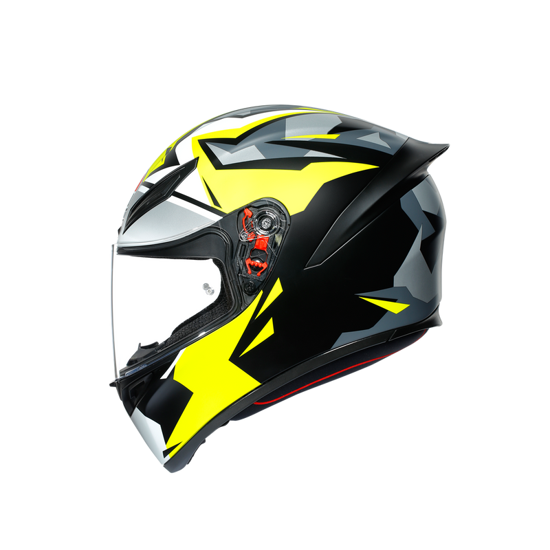 AGV K1 Mir 2018 62 XL Extra Large Yellow Black White Helmet