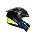 AGV K1 Rossi Speed 46 Black Blue Hi Vis Yellow Road Helmet Size Small 56cm