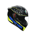 AGV K1 Rossi Speed 46 Black Blue Hi Vis Yellow Road Helmet Size Small 56cm