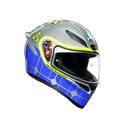 AGV K1 Rossi Mugello 2015 Silver Blue Road Helmet Size XL 62cm