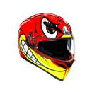 AGV K3 SV Birdy Red Yellow Road Helmet Size Small 56cm