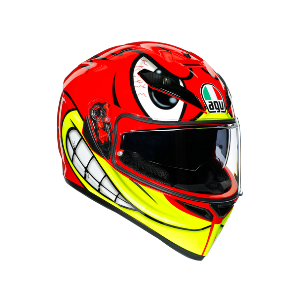 AGV K3 SV Birdy 56 S Small Red Yellow Helmet