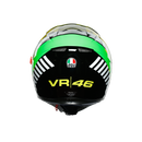 AGV K3 SV Rossi Tribe 46 Black Hi Vis Yellow Road Helmet Size Medium Small 57cm