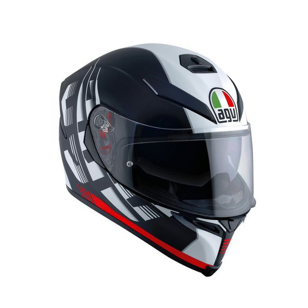 AGV K-5 S Darkstorm Matt Black Red 57 MS Medium Small Helmet