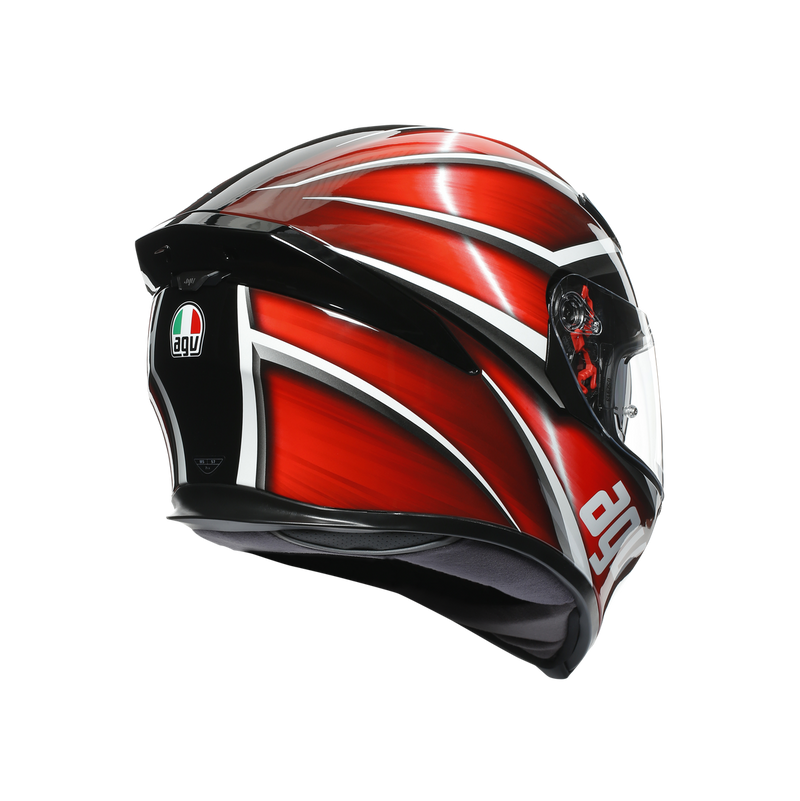 AGV K5 S Tempest Black Red 60 L Large Helmet